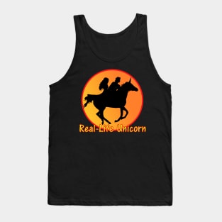 Real-Life Unicorn Bi Pride Threesome Tank Top